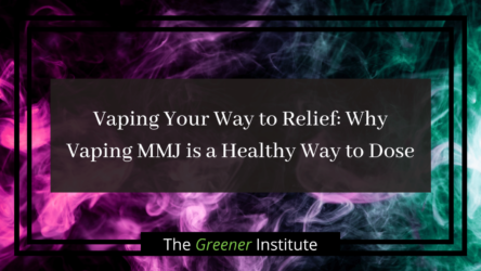 Read more about the article Vaping Your Way to Relief: Why Vaping MMJ is a Healthy Way to Dose